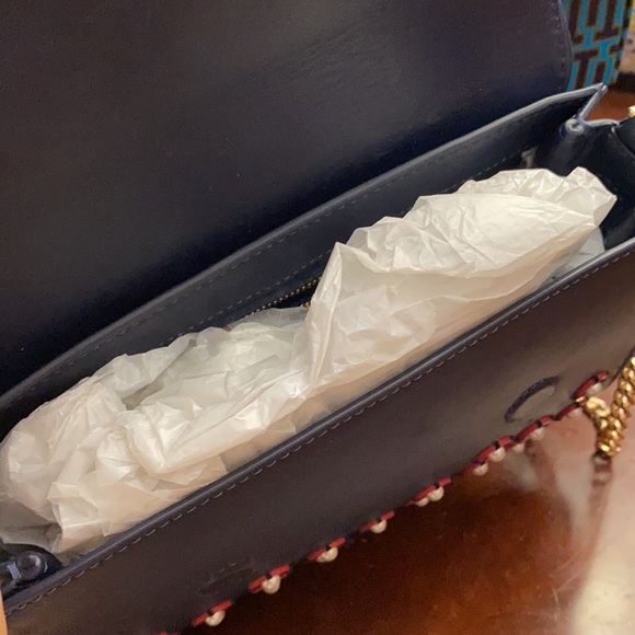 Tory Burch duet chain embellished convertible shoulder bag - Picture 3 of 8